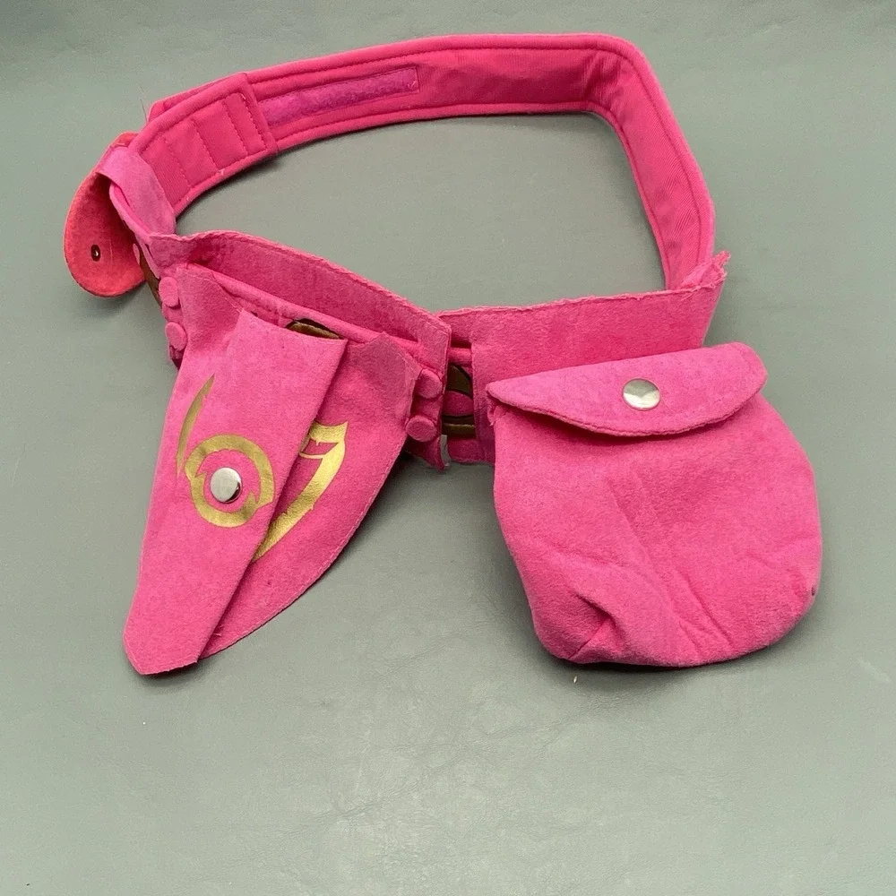 MagiQuest Pink Wand Belt Pouch Holster Small SM Fiesta Great Wolf Lodge‎
